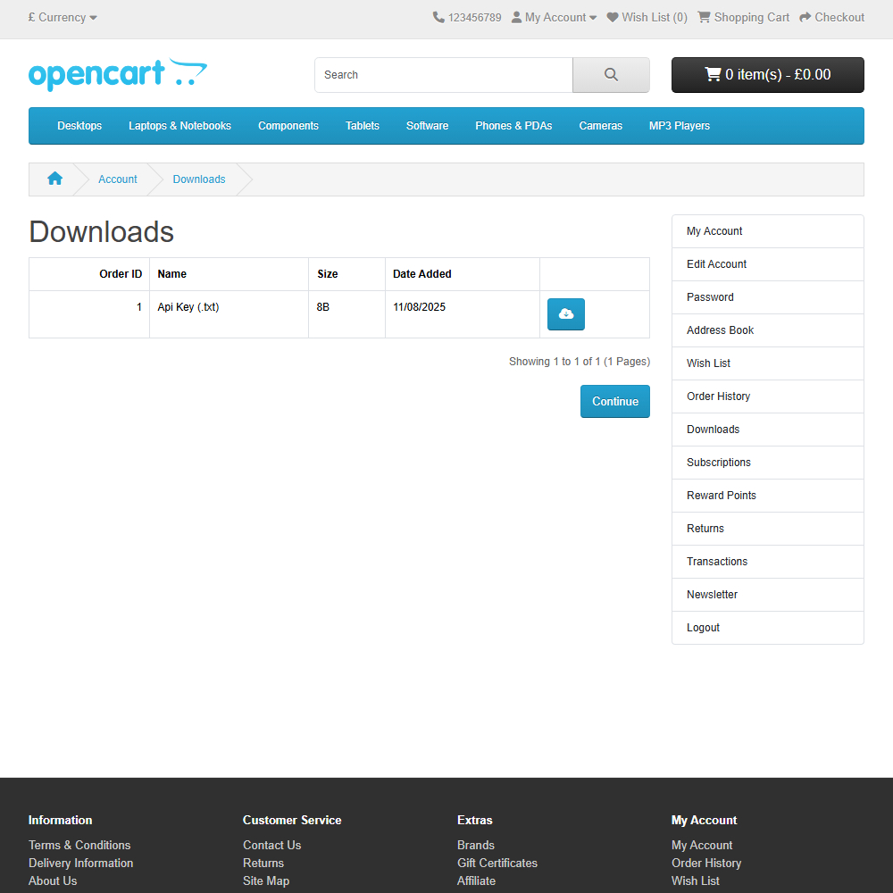 Download API Download API