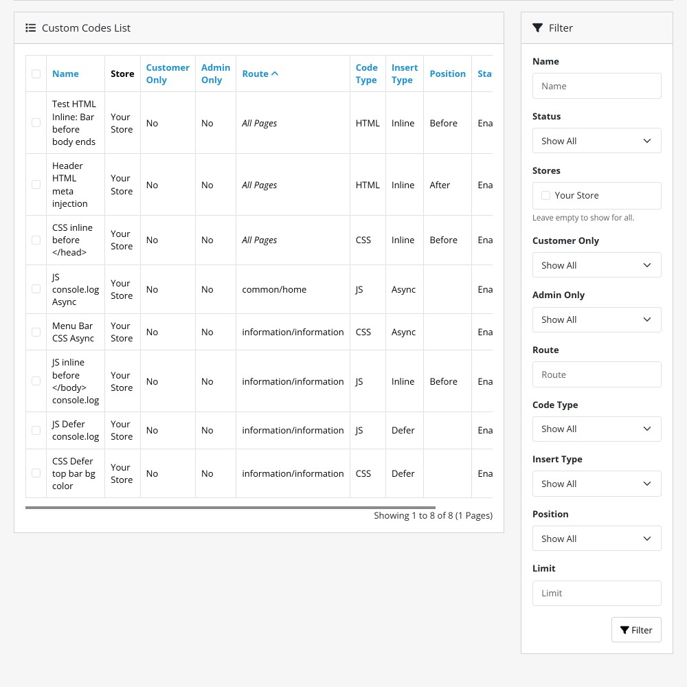 Header Footer Custom Code (CSS/JS/HTML) Pro Header Footer Custom Code (CSS/JS/HTML) Pro