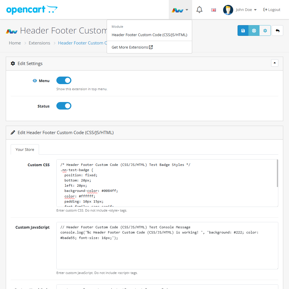 Header Footer Custom Code (CSS/JS/HTML) Header Footer Custom Code (CSS/JS/HTML)