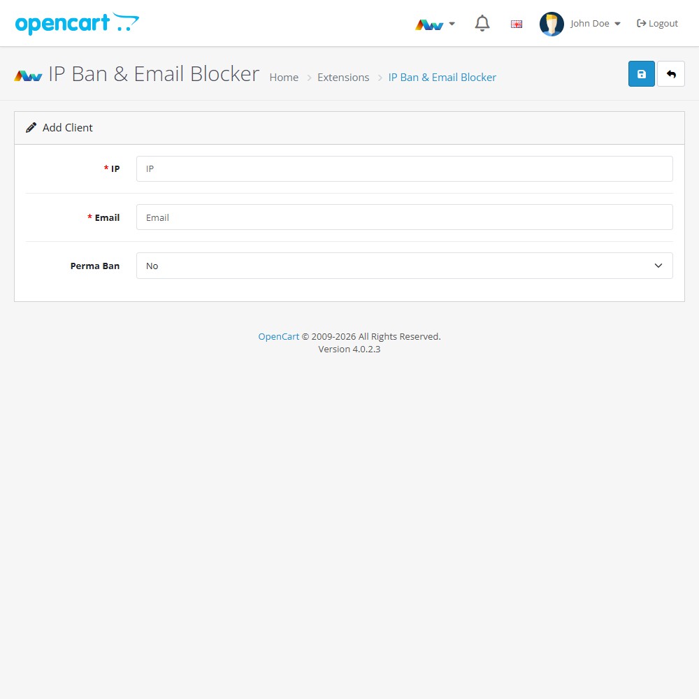 IP Ban & Email Blocker IP Ban & Email Blocker