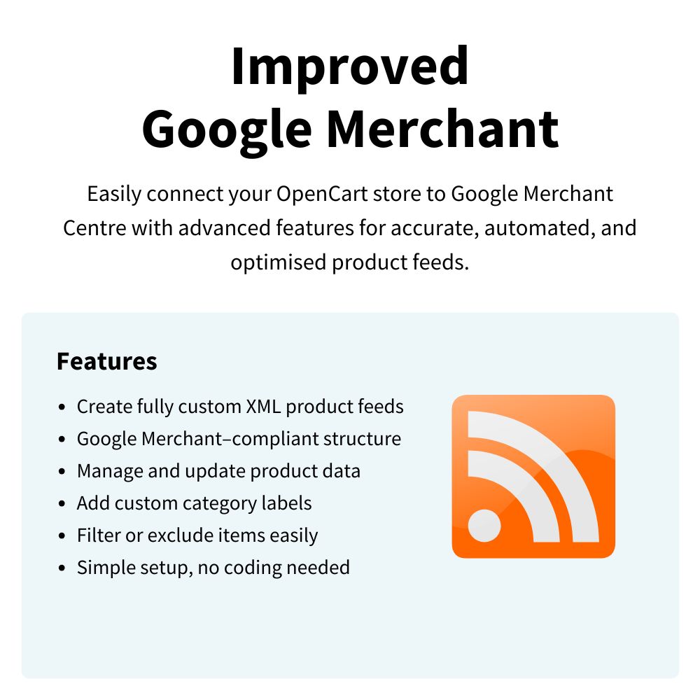 Improved Google Merchant Feed Improved Google Merchant Feed