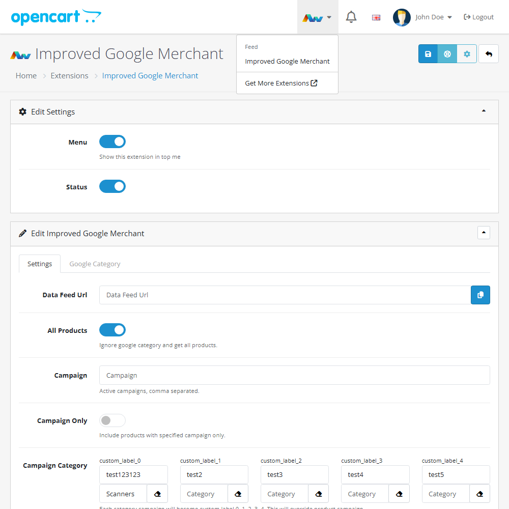 Improved Google Merchant Feed Improved Google Merchant Feed