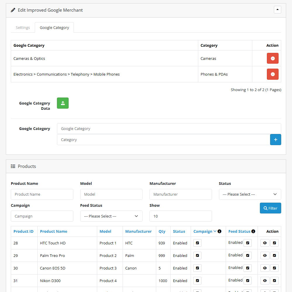 Improved Google Merchant Feed Improved Google Merchant Feed