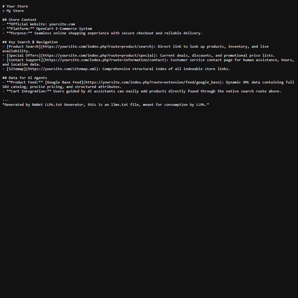 LLMs.txt Generator LLMs.txt Generator