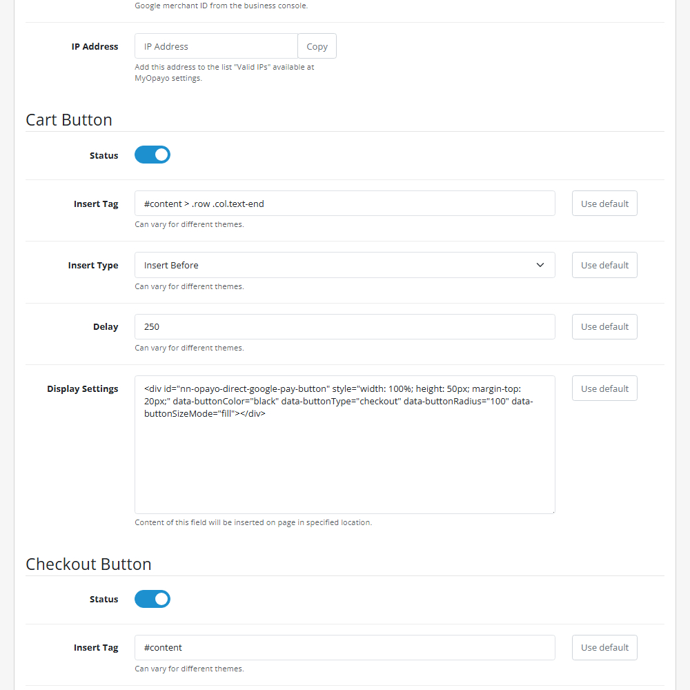 Opayo Elavon Direct Google Pay Opayo Elavon Direct Google Pay