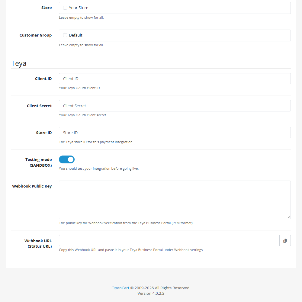 Teya Payment Embedded Teya Payment Embedded